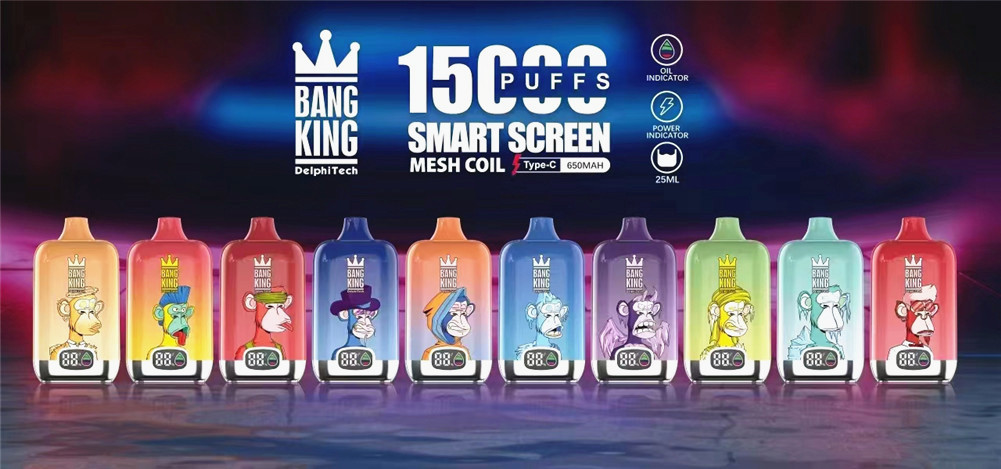Bonne vente boîte numérique Bang King 15000 bouffées