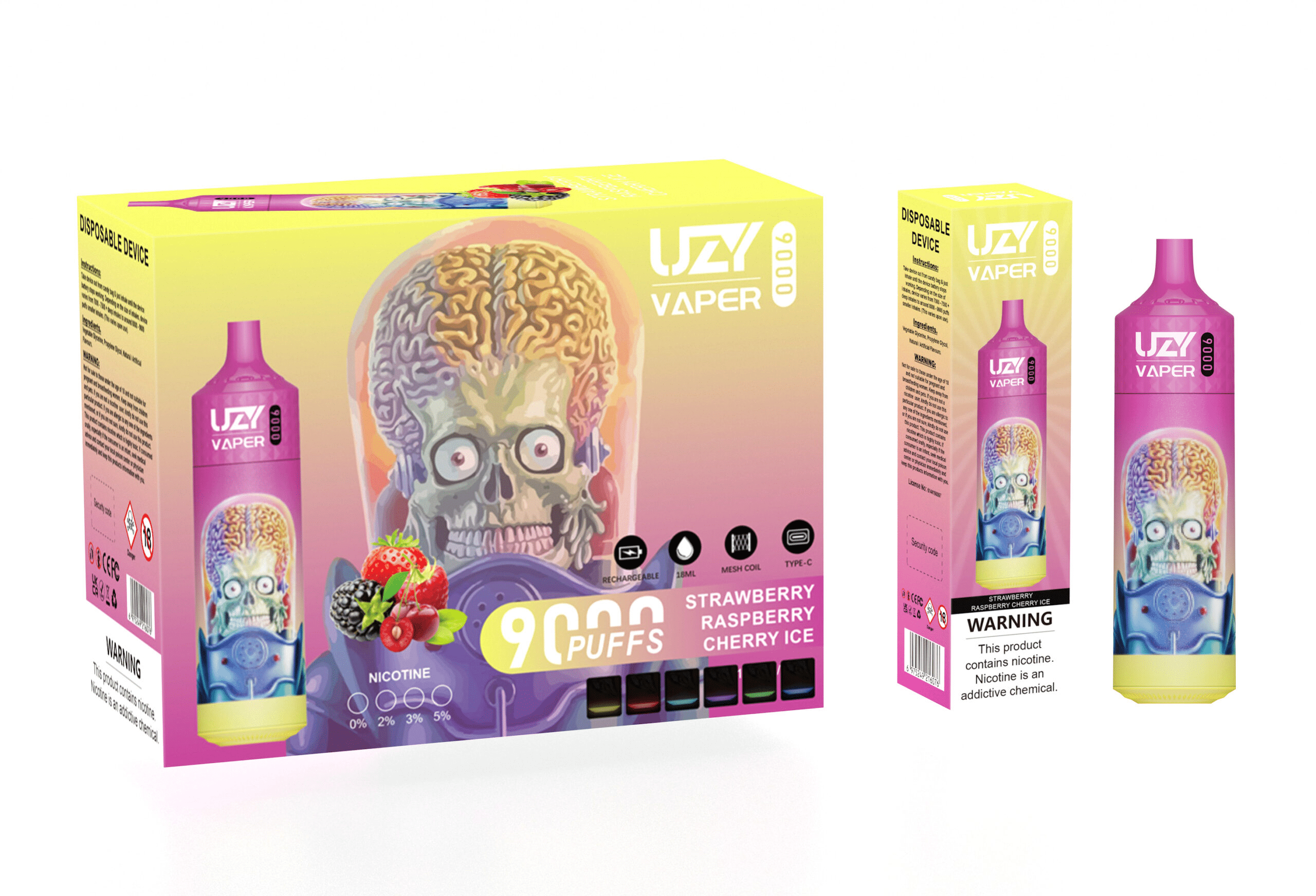 Hot Vape UZY VAPER 9k