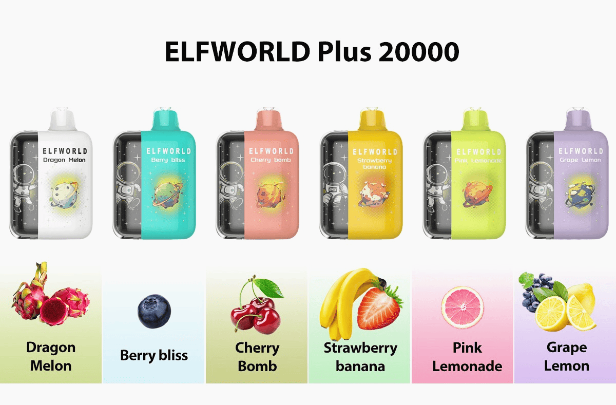 Elf World Plus 20000 puffs Blueberry Watermelon Disposable Vape