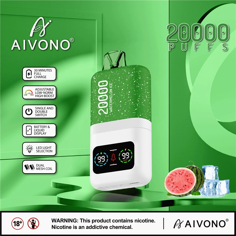 Rechargeable Aivono Aim Magic Disposable Vape Pen with 20000 Puffs Capacity