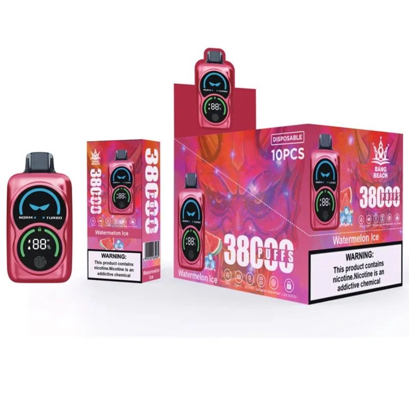 High-Capacity Bang Beach 38000 Puffs Vape Smart Screen Wholesale Vape