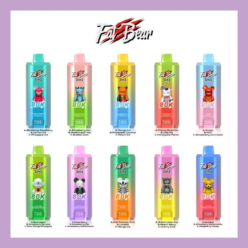 AIVONO Fat Bear 80000 Puffs Disposable Vape Rechargeable Vape