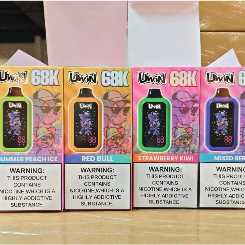 Uwin Digital Box 68000 Puffs Vape Cigarro Eletrónico Descartável Múltiplos Sabores
