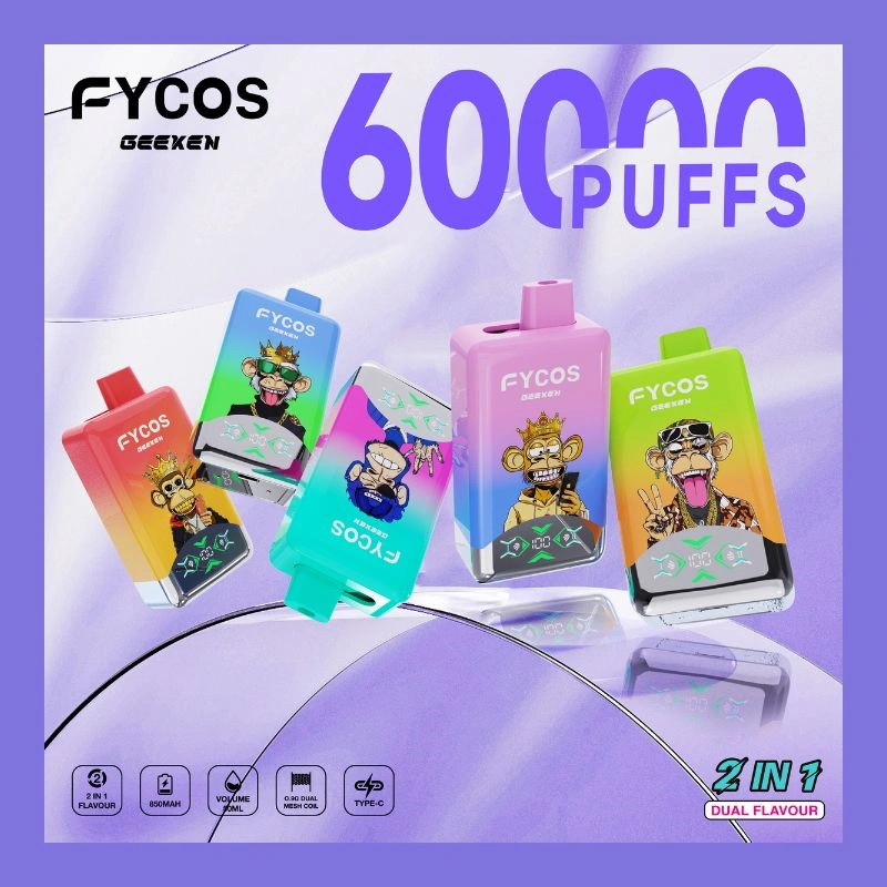 Fycos Kettős Ízek 60 ezer Puffs Vape Nagykereskedelmi Nagybani Ár