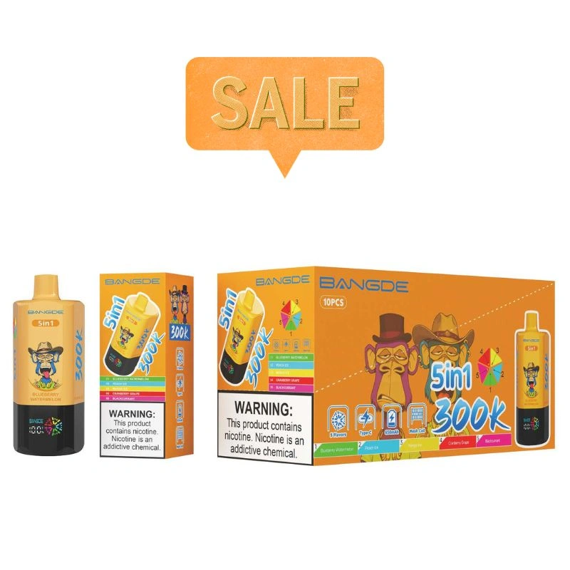Newest Bang DE 300000 Puffs 5-in-1 Model 2026 Vape Wholesale