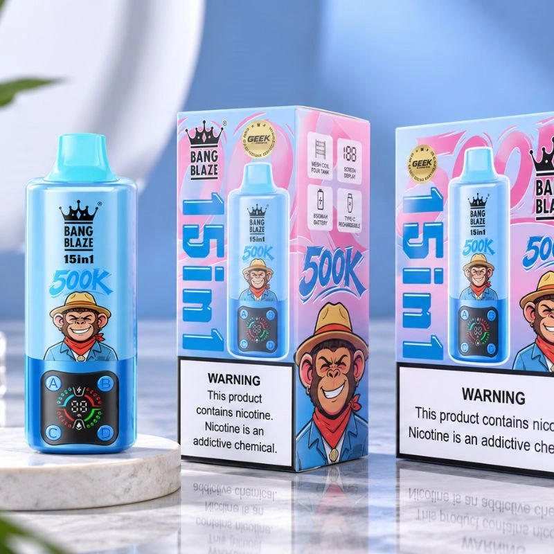 BANG BLAZE 500K Puffs Vape Wholesale 15 in 1 Disposable Vapes