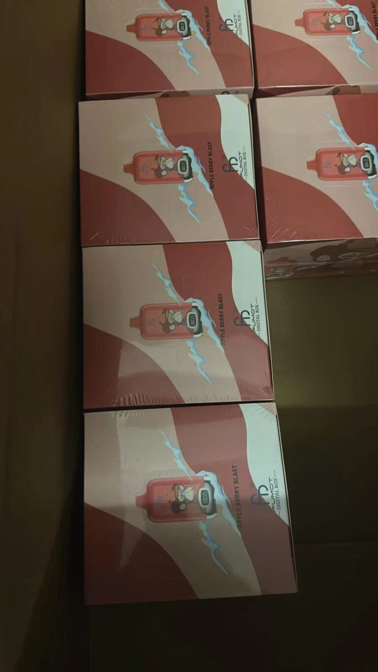 Fumot digitālā kastīte 12000 Puffs Disposable Vape Vairumtirdzniecības fotoattēlu apskats