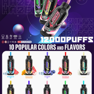 Hazebar 12K puffs vape kit топ продажба Испания