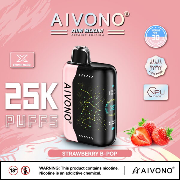 AIVONO AIM BOOM Good sale vape 25k Puffs Sweden