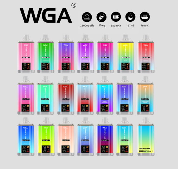 WGA crystal Plus Vape 16k Puffs Factory Price