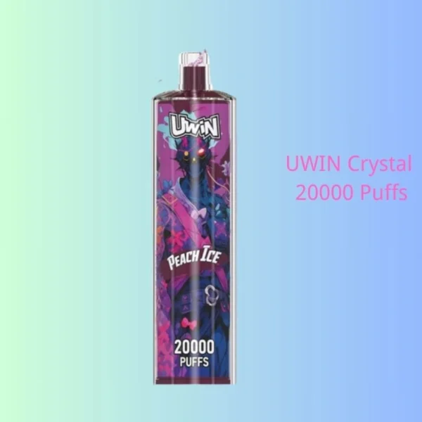 UWIN HOOKAH Crystal 20000 Puffs Peach ice Disposable Vapes