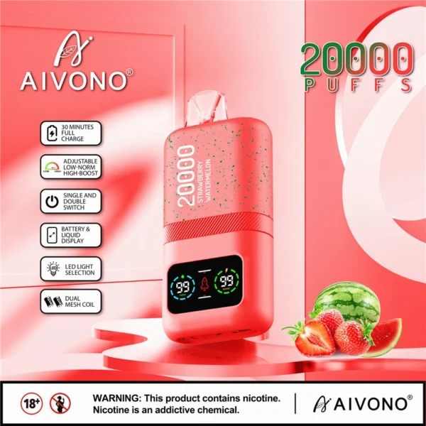 Aivono Aim Magic 20000 Puffs Rechargeable Disposable Vape with Dual Modes