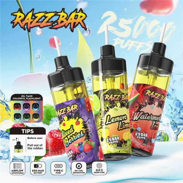 RAZZ BAR 25000 Puffs Lemon Lime