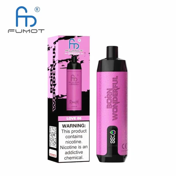 18ml Vape Juice Fumot Randm Shisha 10K Puffs Rechargeable Disposable Vape