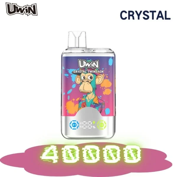 Long-Lasting UWIN Crystal 40000 Puffs Disposable Vape with a Modern Design