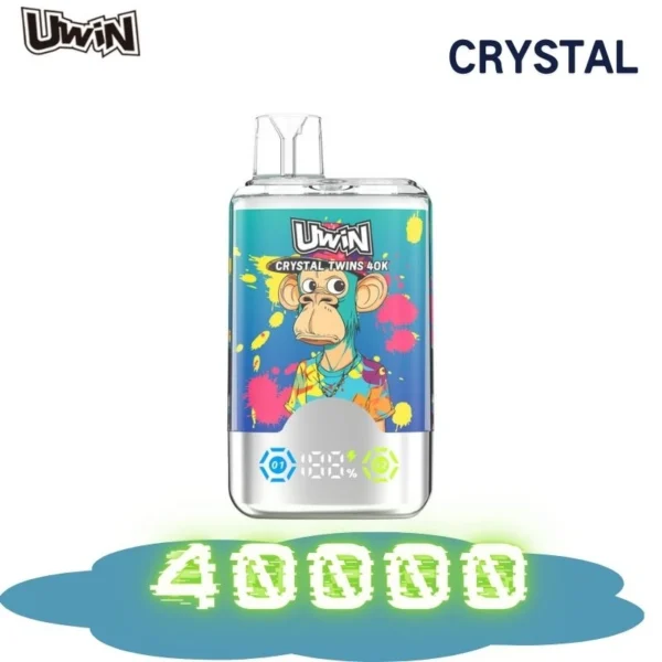 Premium UWIN Crystal 40000 Puffs Disposable Vape for Smooth and Consistent Hits