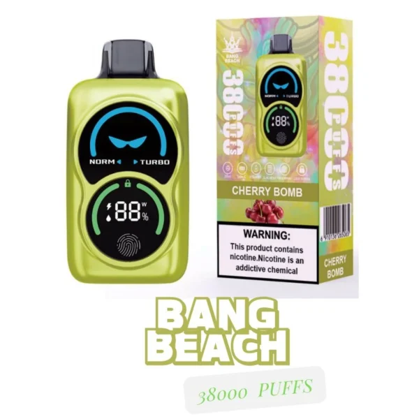 Bang Beach 38000 Puffs Smart Screen Disposable E-Cig Wholesale Bulk Available