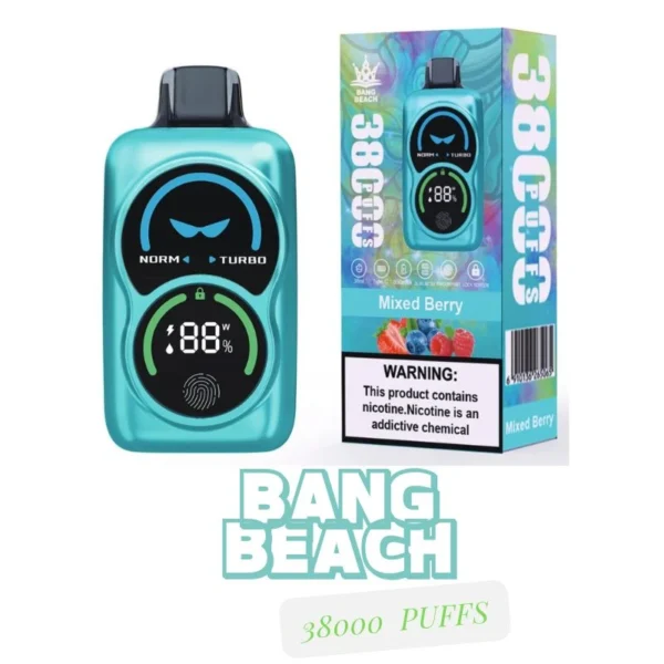 Bang Beach 38K Disposable Vape Wholesale Smart Screen E-Cigarette for Retailers