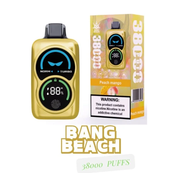 Bang Beach 38K Puffs Wholesale Vape Smart Screen & Long-Lasting Performance