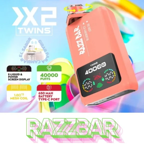 RAZZ BAR 40000 Puffs Disposable E-Cigarette Dual Flavors Nicotine Salt Bulk Wholesale