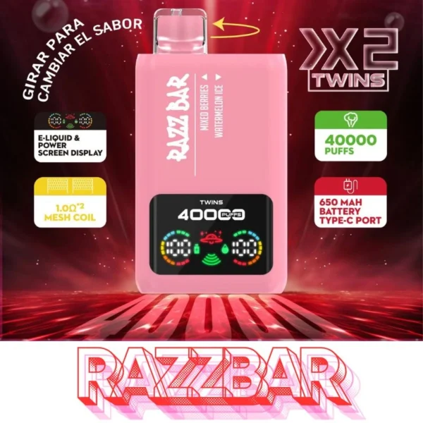 Wholesale RAZZ BAR 40000 Puffs Factory Price High-Capacity Nicotine Salt Vape in Europe