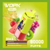 VOPK 3 in 1 Vape 60000 Puffs Affordable Option with Massive Demand