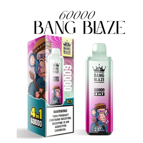 Bang Blaze 60000 Puffs High Puff Vape Pen Multi Flavor