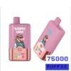 VOPK 3 Flavors in 1 Vape Pen 75000 Puffs Long Lasting Disposable Bar