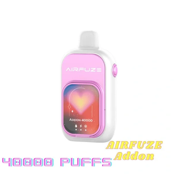 AIRFUZE Addon 40000 Puffs Disposable Vape Long Lasting E Cigarette with Rechargeable Battery