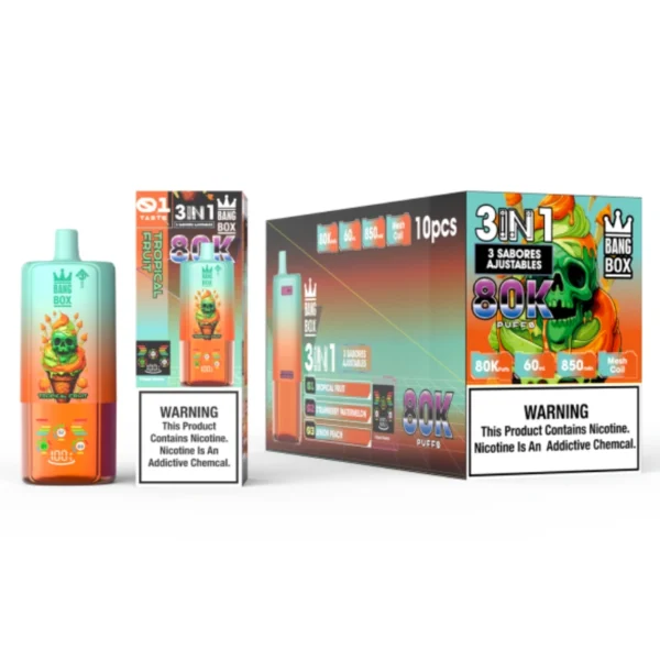 Bang Box 80k Puffs 3 IN 1 Flavors Vape Wholesale