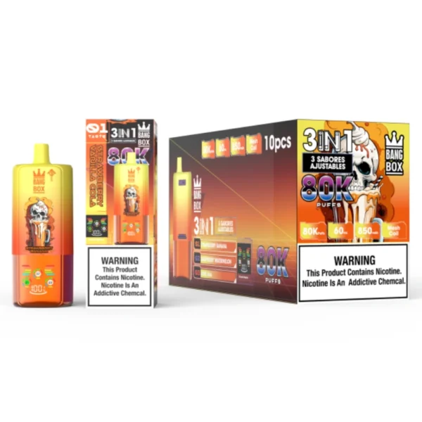 Bang Box 80k Puffs 3 IN 1 Flavors Vape kits