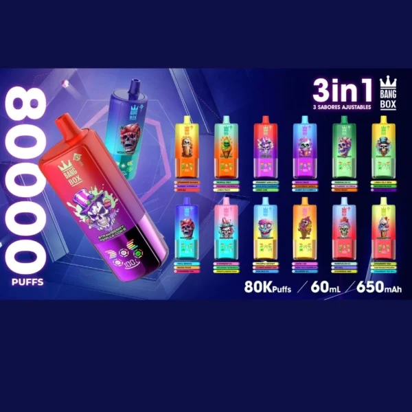 Bang Box 80k Puffs 3 IN 1 Hot Sale Vape IN Germany