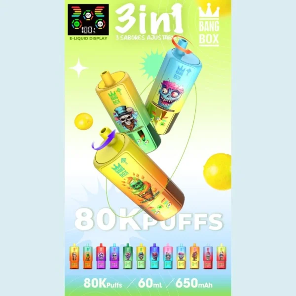 Bang Box 80k Puffs 3 IN 1 Vape Device Poland Vape