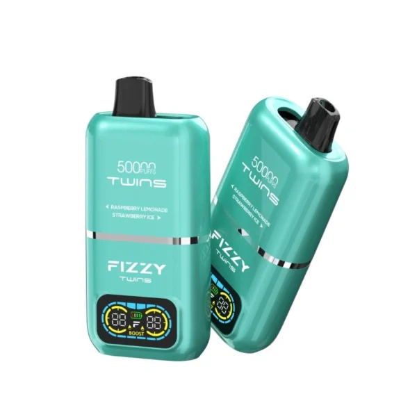 Buy Fizzy Twins 50K Disposable Vape Online Rechargeable E Cig Nicotine Salt