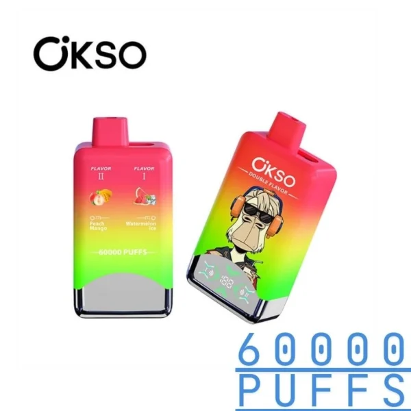OKSO 60000 Puffs Disposable Vape Dual Flavor Ultra High Capacity Vape