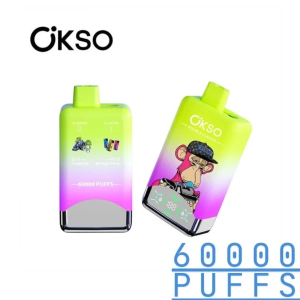 OKSO Double Flavor Disposable Vape 60K Puffs For Wholesaler Poland