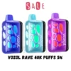 VOZOL RAVE 40000 Puffs Mesh Coil Disposable Vape Box
