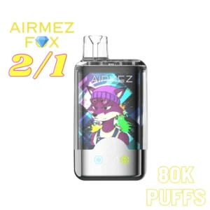 80000 Zaciągnięć Airmez FOX 2 w 1 Vape o Wysokiej Pojemności Cena Hurtowa