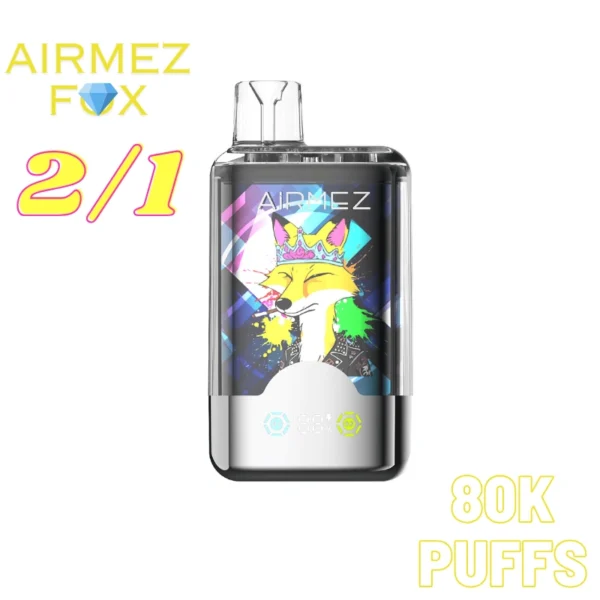Airmez FOX 2 v 1 80000 Potáhnutí Vape Nejlepší Prodej