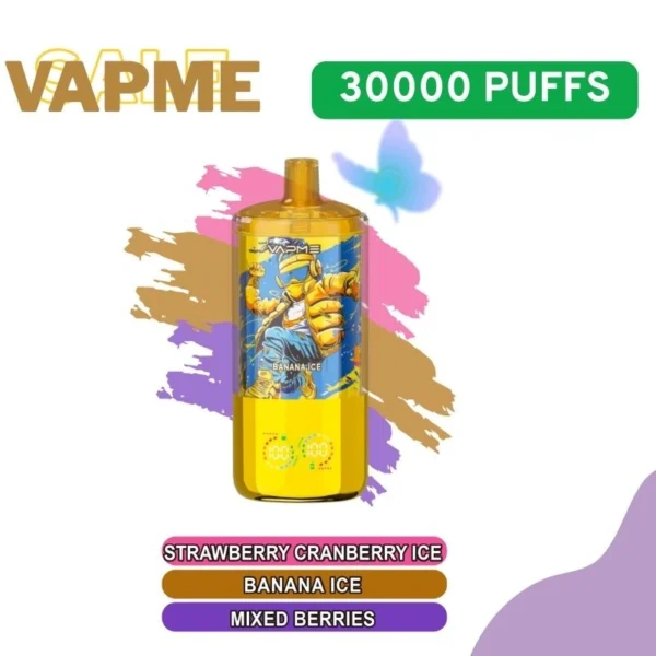 Osta hulgi Vapme Crystal 30000 Puffs 3in1 ühekordselt kasutatav e-sigaret