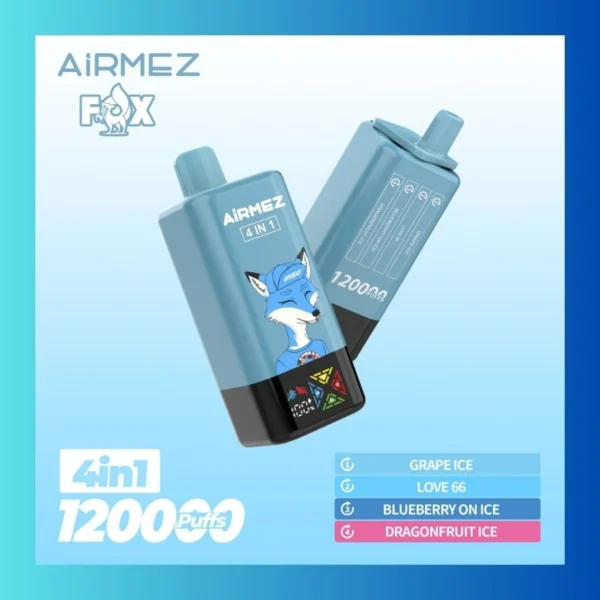 Kup Airmez FOX 120000 Puffs 4 w 1 Jednorazowy E-papieros w Taniej Cenie Hurtowej