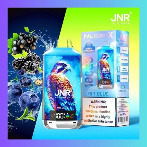 Najlepszy JNR Falcon-X 18000 Puffs Vape Długi smak