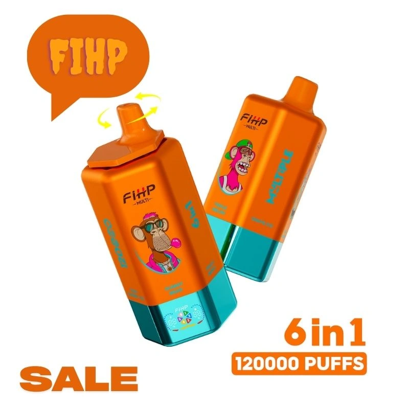 FIHP 120000 Πιτσιλιές Επαναφορτιζόμενο Disposable Vape με Οθόνη LED FIHP 120000 Πιτσιλιές Επαναφορτιζόμενο Disposable Vape με Οθόνη LED