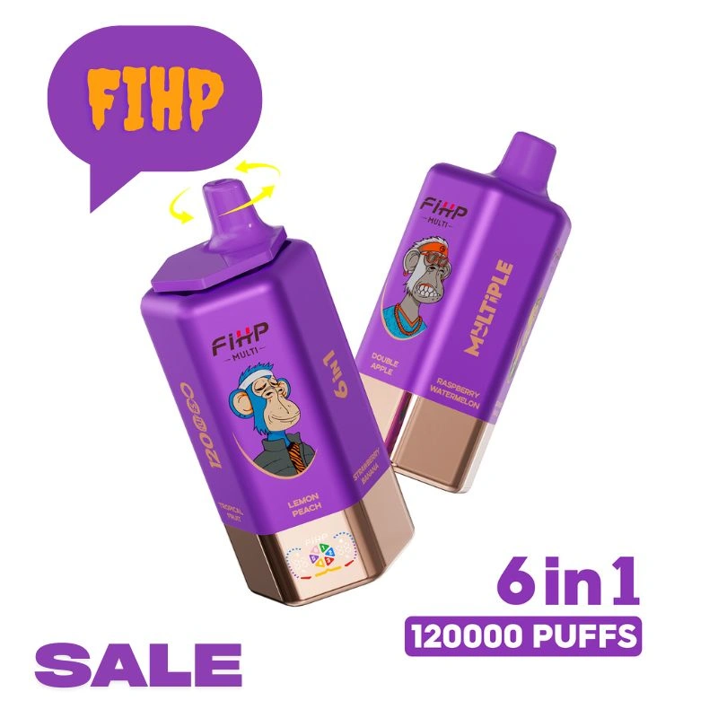 FIHP MULTI 120000 ΤΖΟΥΡΕΣ 6 Γεύσεις Ζεστή Πώληση Vape FIHP MULTI 120000 ΤΖΟΥΡΕΣ 6 Γεύσεις Ζεστή Πώληση Vape