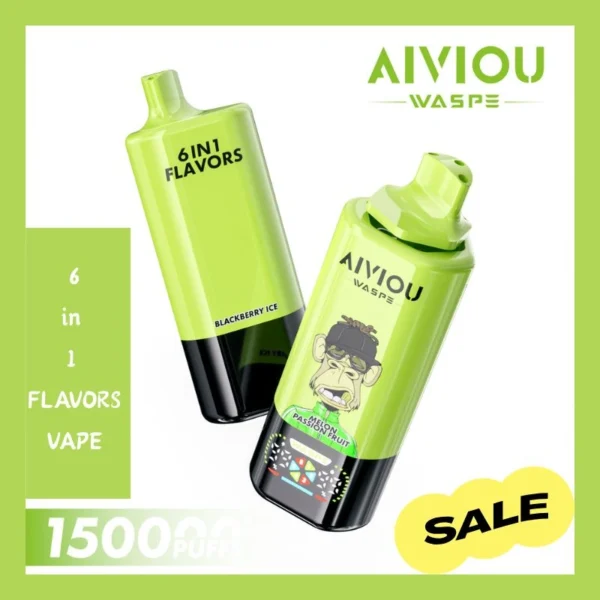 WASPE AIVIOU 150K Puffs Najlepszy e-papieros 6 smaków