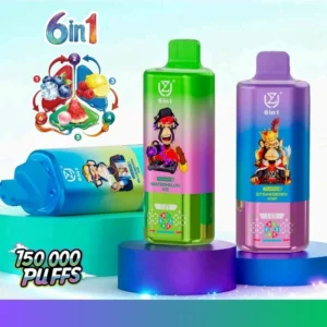 UZY 150K Puffs Bedste Salg Vape Genopladelig