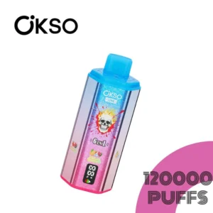 Najlepsza sprzedaż OKSO 120k Puffs Rechargeable Vape Bar