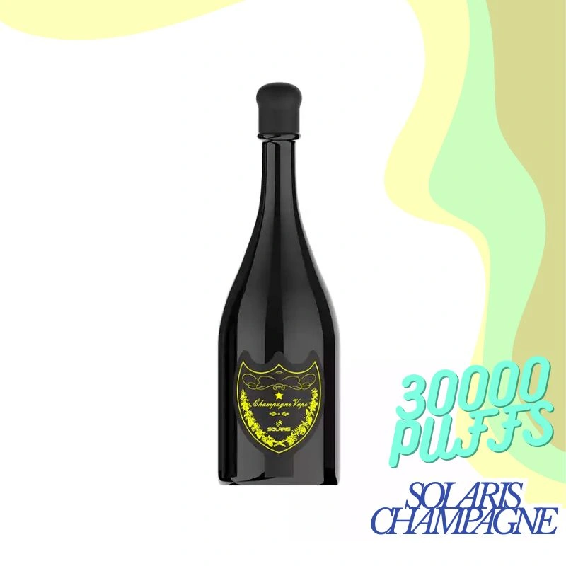 Vape Descartável Solaris Champagne 300K Puffs Bar de Vape Duradouro Vape Descartável Solaris Champagne 300K Puffs Bar de Vape Duradouro