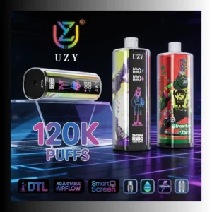 Uzy Shisha Hookah King 120000 Puffs High Capacity Vape Device