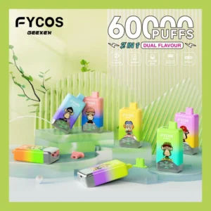 Fycos 60k Puffs 2 In 1 Dual Flavor Rechargeable Vape Best Option